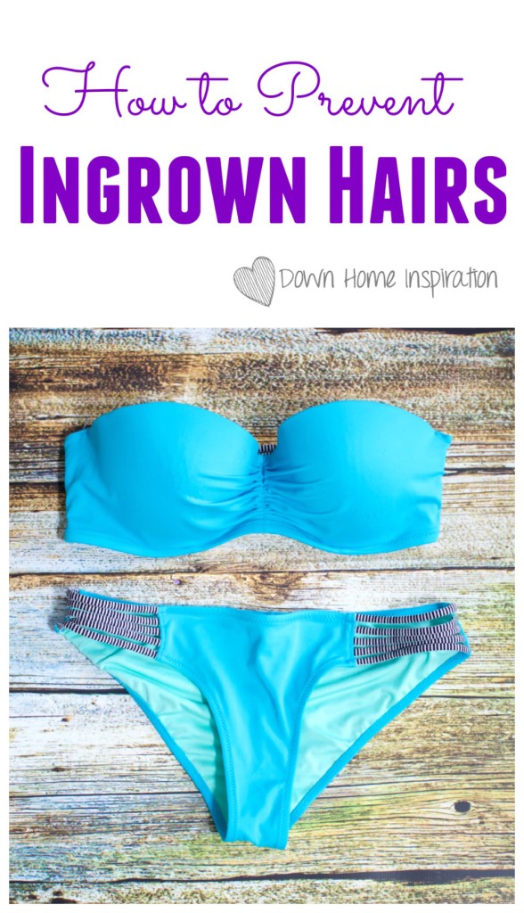 Preventing ingrown hairs bikini