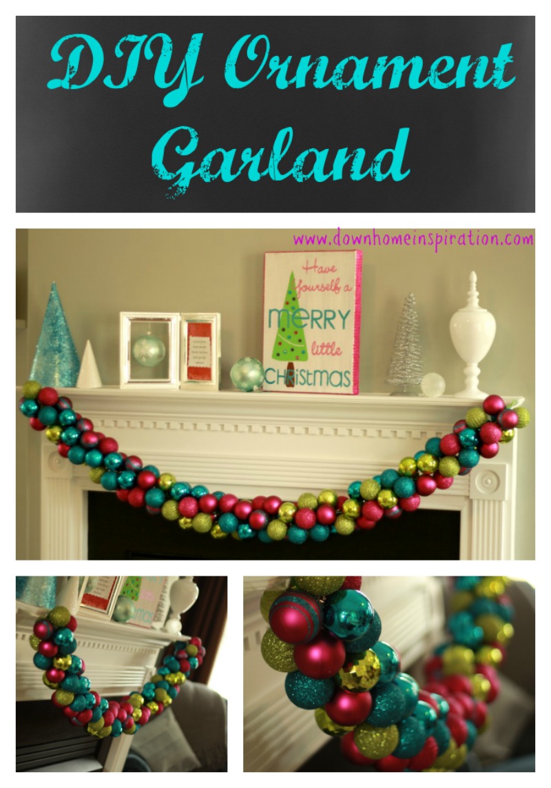 DIY Ornament Garland - Down Home Inspiration
