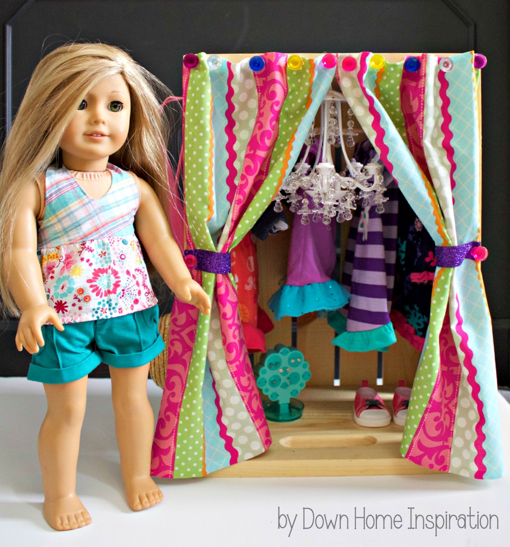Make Your Own Diy American Girl Closet For Less Than 15 Down