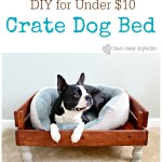 DIY Crate Dog Bed for Under $10