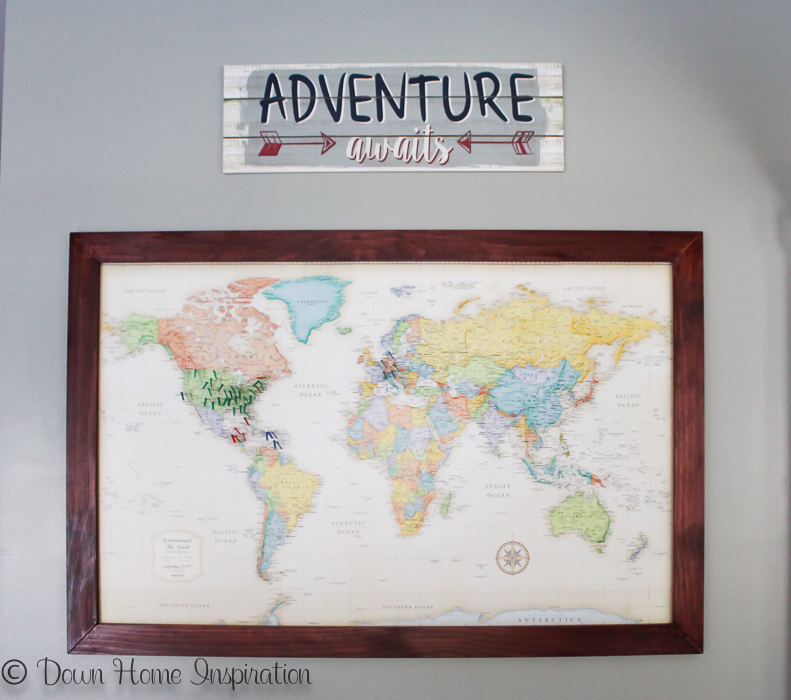 personalized family travel map