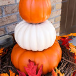 Quickest and Easiest DIY Fall Urn