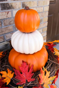 Quickest and Easiest DIY Fall Urn - Down Home Inspiration