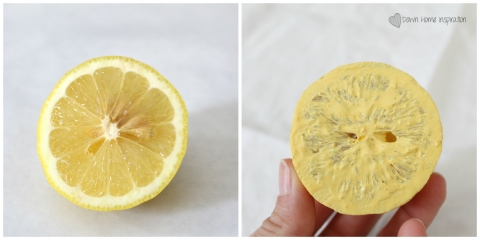 Stamping Tea Towels with Fruit: 7 Steps for an Easy Kitchen DIY